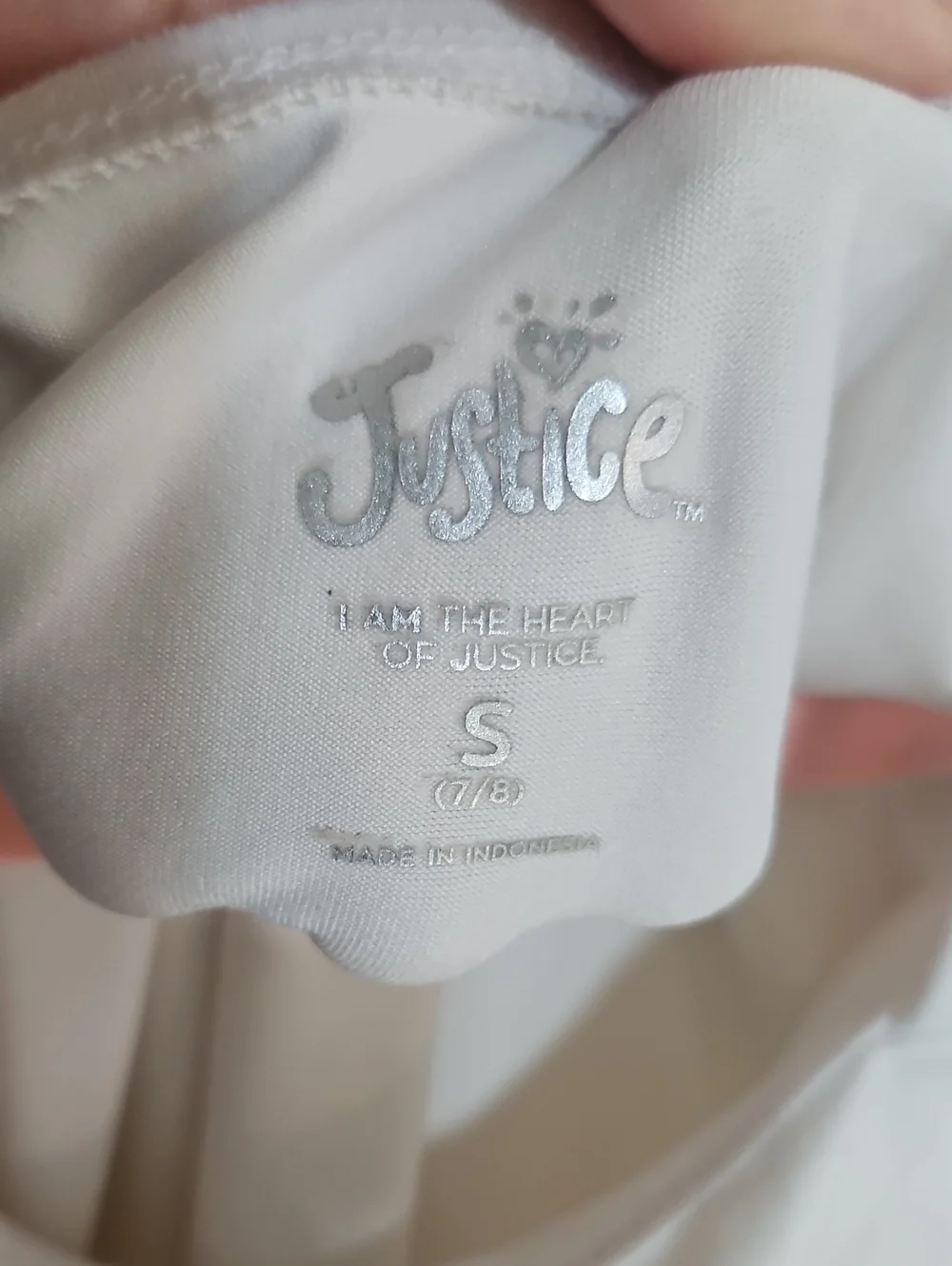 Justice girl white